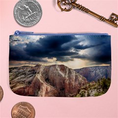 Nature Landscape Clouds Sky Rocks Large Coin Purse by Celenk