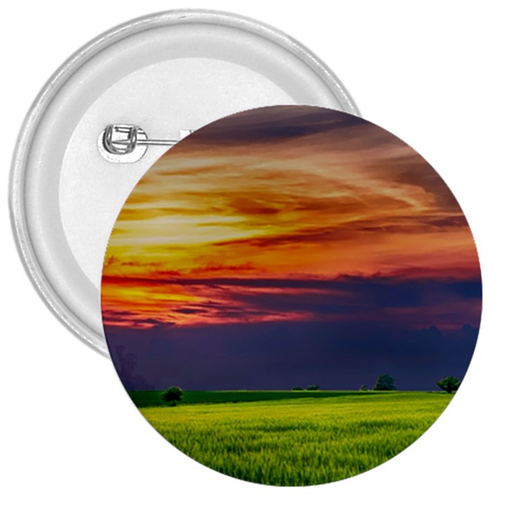 Countryside Landscape Nature Rural 3  Buttons