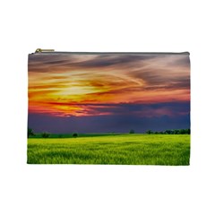 Countryside Landscape Nature Rural Cosmetic Bag (large)  by Celenk