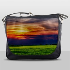 Countryside Landscape Nature Rural Messenger Bags by Celenk