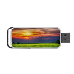 Countryside Landscape Nature Rural Portable Usb Flash (two Sides) by Celenk