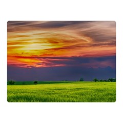 Countryside Landscape Nature Rural Double Sided Flano Blanket (mini)  by Celenk