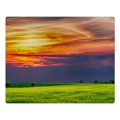 Countryside Landscape Nature Rural Double Sided Flano Blanket (large)  by Celenk