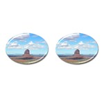 Canyon Design Cufflinks (Oval) Front(Pair)