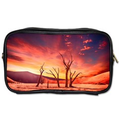 Desert Arid Dry Drought Landscape Toiletries Bags