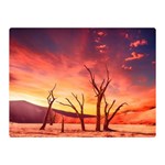 Desert Arid Dry Drought Landscape Double Sided Flano Blanket (Mini)  35 x27  Blanket Front