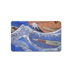 Harvard Mayfair Hokusai Chalk Wave Fuji Magnet (Name Card) Front