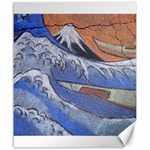 Harvard Mayfair Hokusai Chalk Wave Fuji Canvas 20  x 24   19.57 x23.15  Canvas - 1