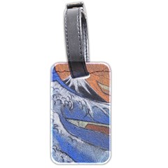 Harvard Mayfair Hokusai Chalk Wave Fuji Luggage Tags (two Sides)