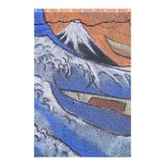 Harvard Mayfair Hokusai Chalk Wave Fuji Shower Curtain 48  X 72  (small)  by Celenk