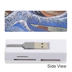 Harvard Mayfair Hokusai Chalk Wave Fuji Memory Card Reader (stick)  by Celenk