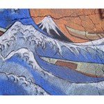 Harvard Mayfair Hokusai Chalk Wave Fuji Deluxe Canvas 14  x 11  14  x 11  x 1.5  Stretched Canvas