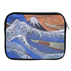 Harvard Mayfair Hokusai Chalk Wave Fuji Apple Ipad 2/3/4 Zipper Cases by Celenk