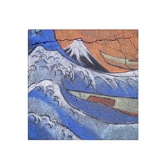 Harvard Mayfair Hokusai Chalk Wave Fuji Satin Bandana Scarf by Celenk