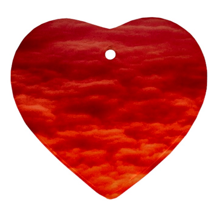 Red Cloud Ornament (Heart)