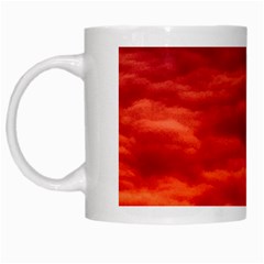 Red Cloud White Mugs by Celenk