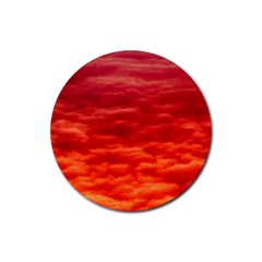 Red Cloud Rubber Round Coaster (4 Pack) 