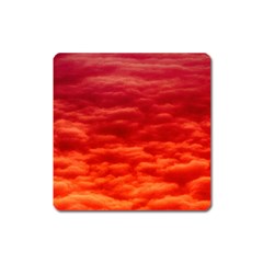 Red Cloud Square Magnet