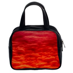 Red Cloud Classic Handbags (2 Sides) by Celenk