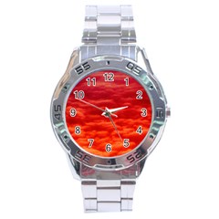 Red Cloud Stainless Steel Analogue Watch