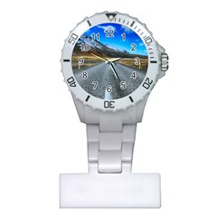 Road Mountain Landscape Travel Plastic Nurses Watch by Celenk