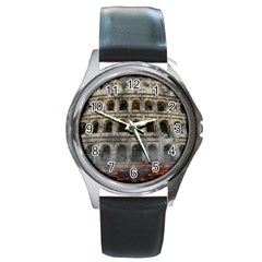 Colosseum Italy Landmark Coliseum Round Metal Watch by Celenk