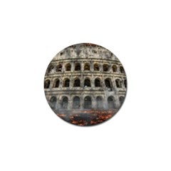 Colosseum Italy Landmark Coliseum Golf Ball Marker