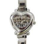 Colosseum Italy Landmark Coliseum Heart Italian Charm Watch Front