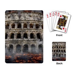 Colosseum Italy Landmark Coliseum Playing Card