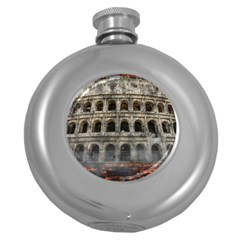 Colosseum Italy Landmark Coliseum Round Hip Flask (5 oz)