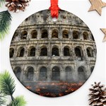 Colosseum Italy Landmark Coliseum Round Ornament (Two Sides) Front