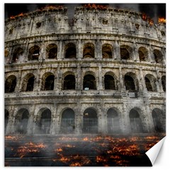 Colosseum Italy Landmark Coliseum Canvas 12  x 12  