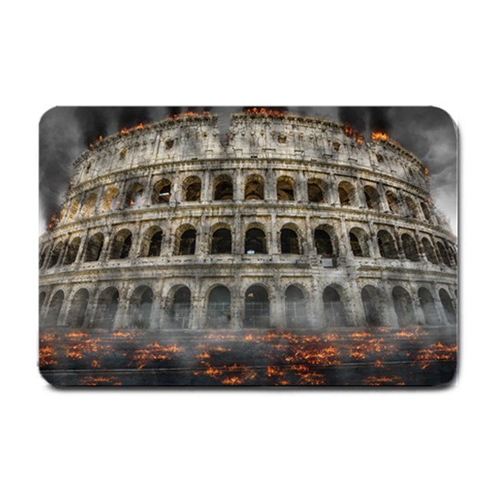 Colosseum Italy Landmark Coliseum Small Doormat 