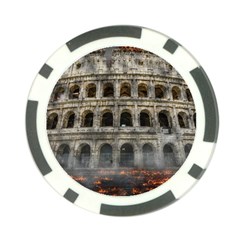 Colosseum Italy Landmark Coliseum Poker Chip Card Guard (10 pack)