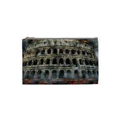 Colosseum Italy Landmark Coliseum Cosmetic Bag (Small) 