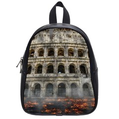 Colosseum Italy Landmark Coliseum School Bag (small) by Celenk