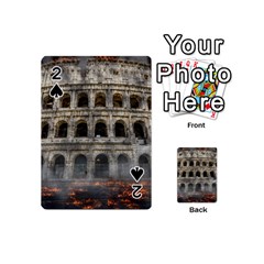 Colosseum Italy Landmark Coliseum Playing Cards 54 (Mini) 