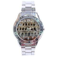 Colosseum Italy Landmark Coliseum Stainless Steel Analogue Watch by Celenk