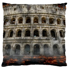 Colosseum Italy Landmark Coliseum Large Cushion Case (Two Sides)