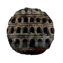 Colosseum Italy Landmark Coliseum Standard 15  Premium Round Cushions