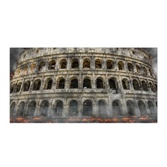 Colosseum Italy Landmark Coliseum Satin Wrap