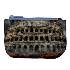 Colosseum Italy Landmark Coliseum Large Coin Purse