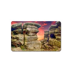 Rocks Landscape Sky Sunset Nature Magnet (name Card) by Celenk