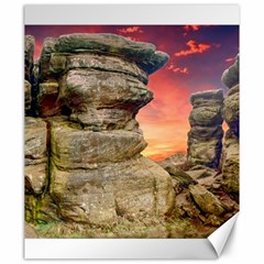 Rocks Landscape Sky Sunset Nature Canvas 20  X 24   by Celenk