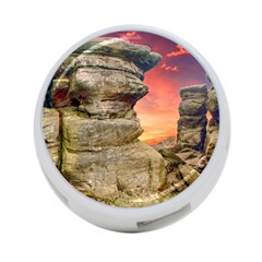 Rocks Landscape Sky Sunset Nature 4-port Usb Hub (two Sides) 