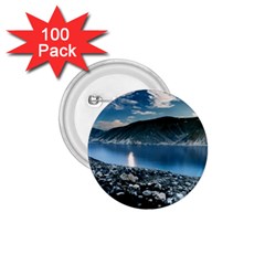 Shore Mountain Water Landscape 1 75  Buttons (100 Pack)  by Celenk