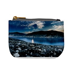 Shore Mountain Water Landscape Mini Coin Purses by Celenk