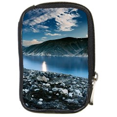 Shore Mountain Water Landscape Compact Camera Cases by Celenk