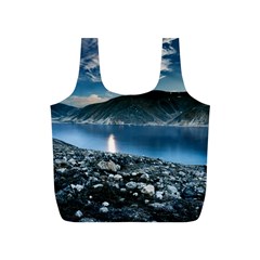 Shore Mountain Water Landscape Full Print Recycle Bags (s) 