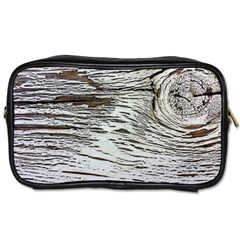 Wood Knot Fabric Texture Pattern Rough Toiletries Bags 2-side by Celenk